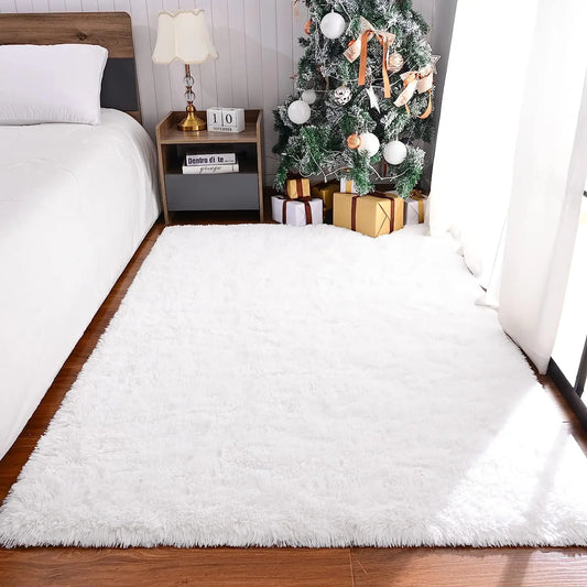 Fluffy Rugs Fuzzy Area Rugs for Room all rooms Soft Carpet Non Slip Rugs for Hardwood Floors Room Decor