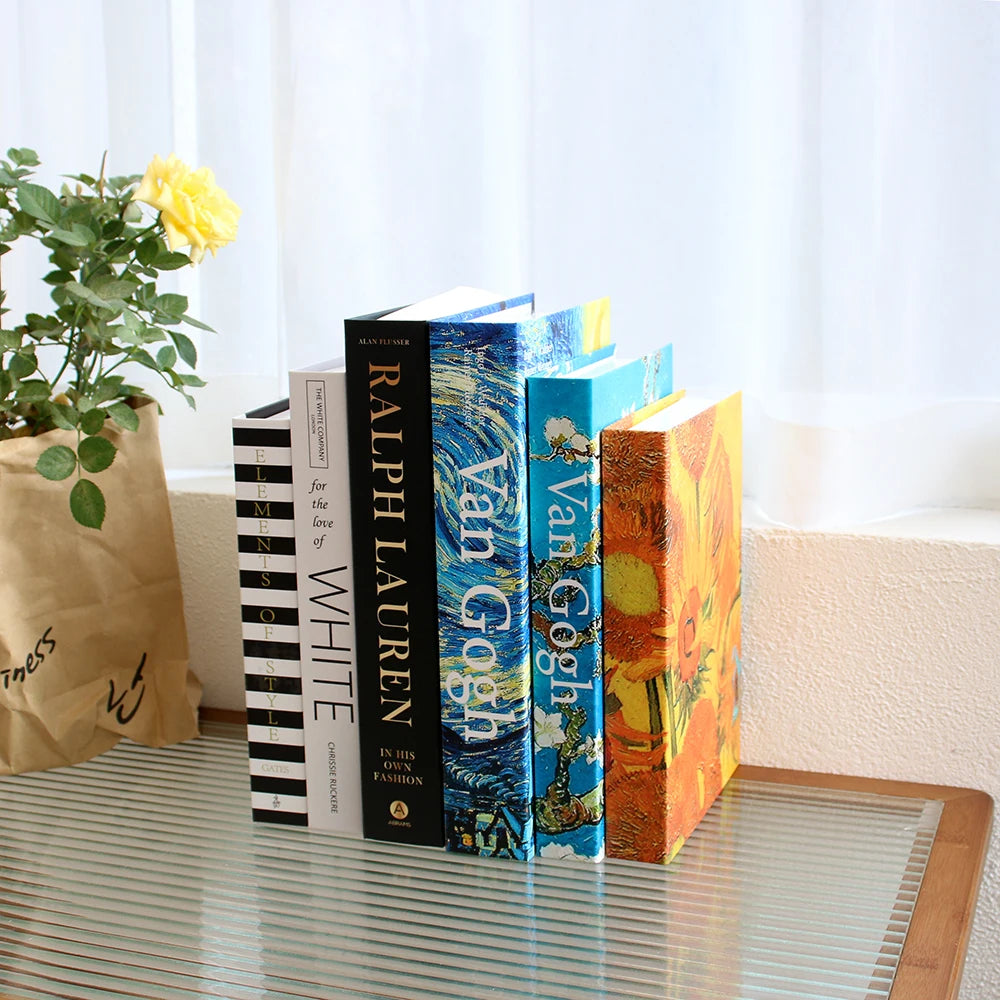 3Pcs/Set Multiple Size Book Villa Hotle Simulation Books Set Props Decor