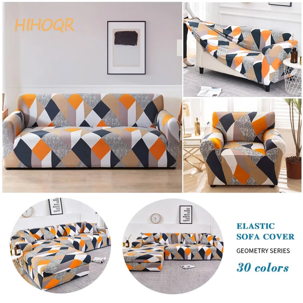 Stretch Plaid Slipcover Elastic Sofa for Living Room Sofa Chair Couch Cover Home Decor