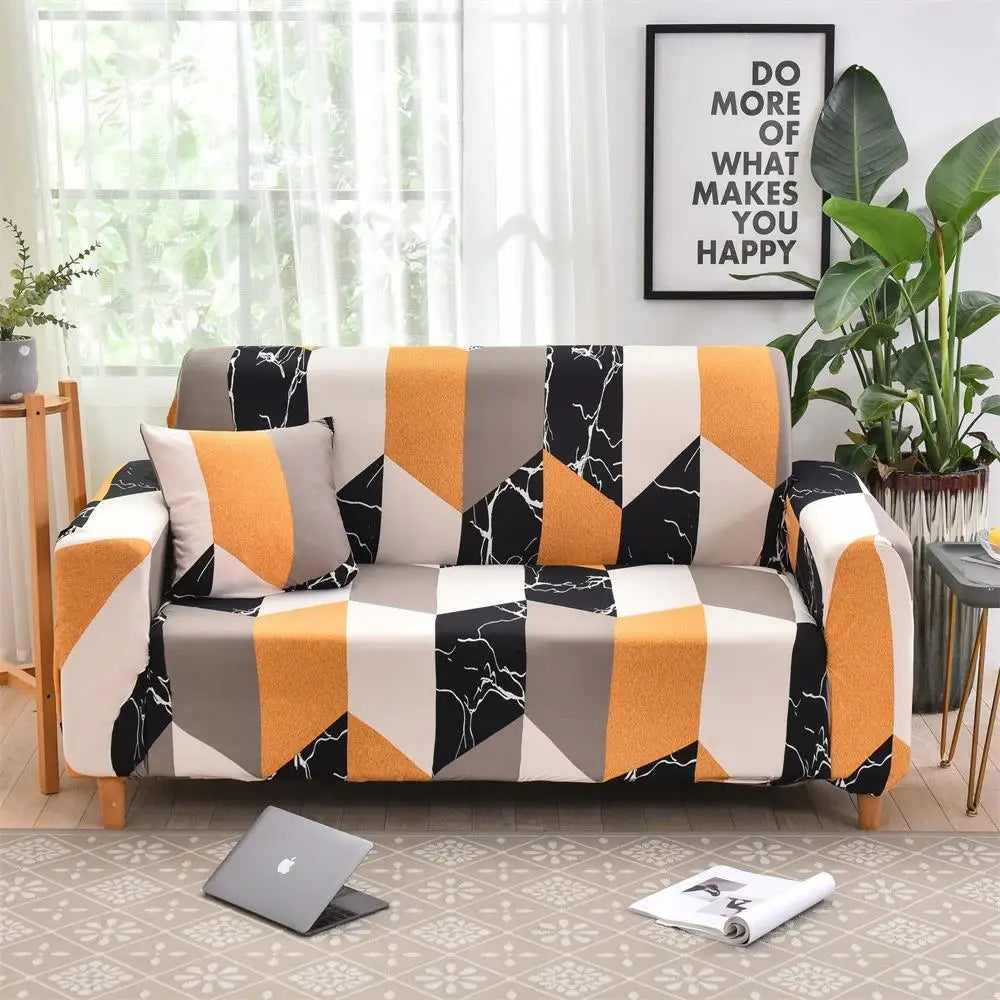 Stretch Plaid Slipcover Elastic Sofa for Living Room Sofa Chair Couch Cover Home Decor