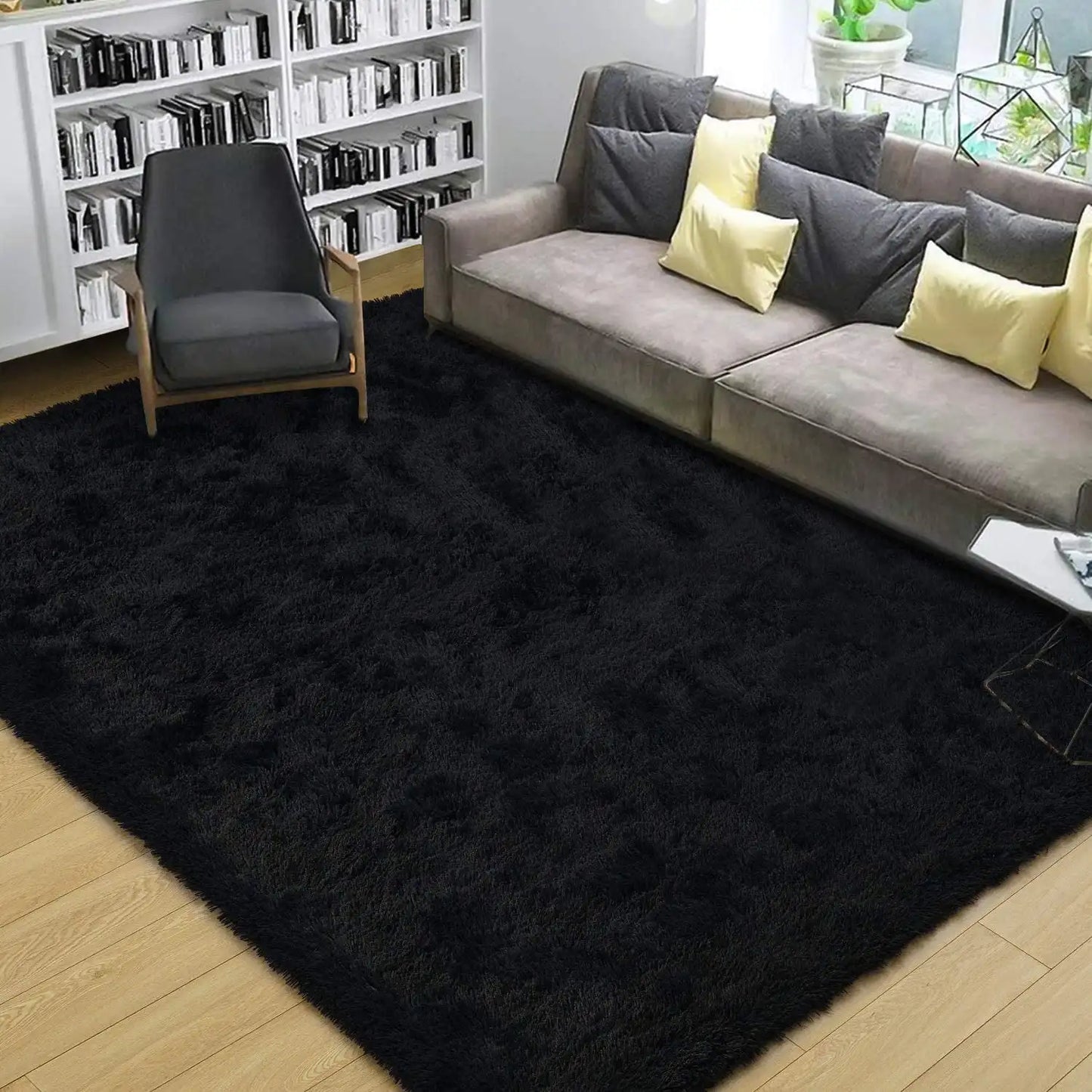 Fluffy Rugs Fuzzy Area Rugs for Room all rooms Soft Carpet Non Slip Rugs for Hardwood Floors Room Decor