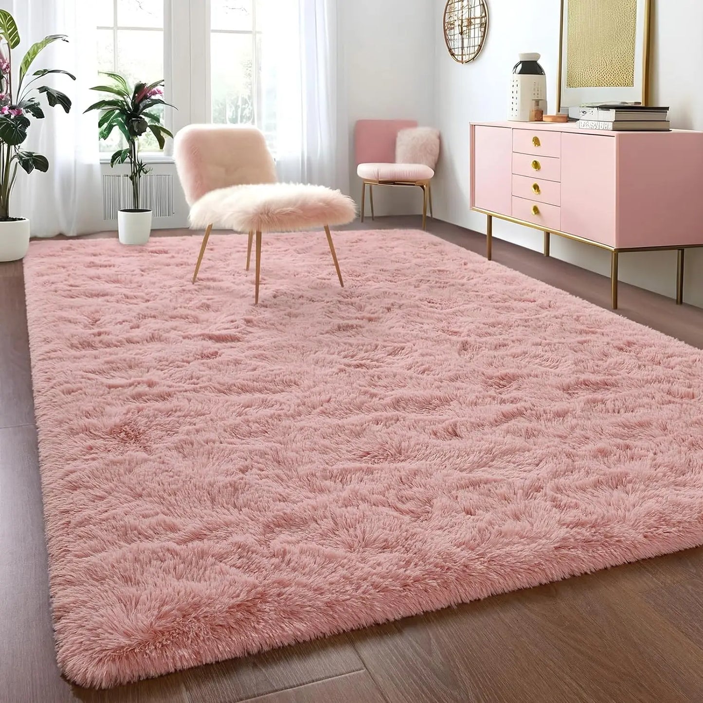 Fluffy Rugs Fuzzy Area Rugs for Room all rooms Soft Carpet Non Slip Rugs for Hardwood Floors Room Decor