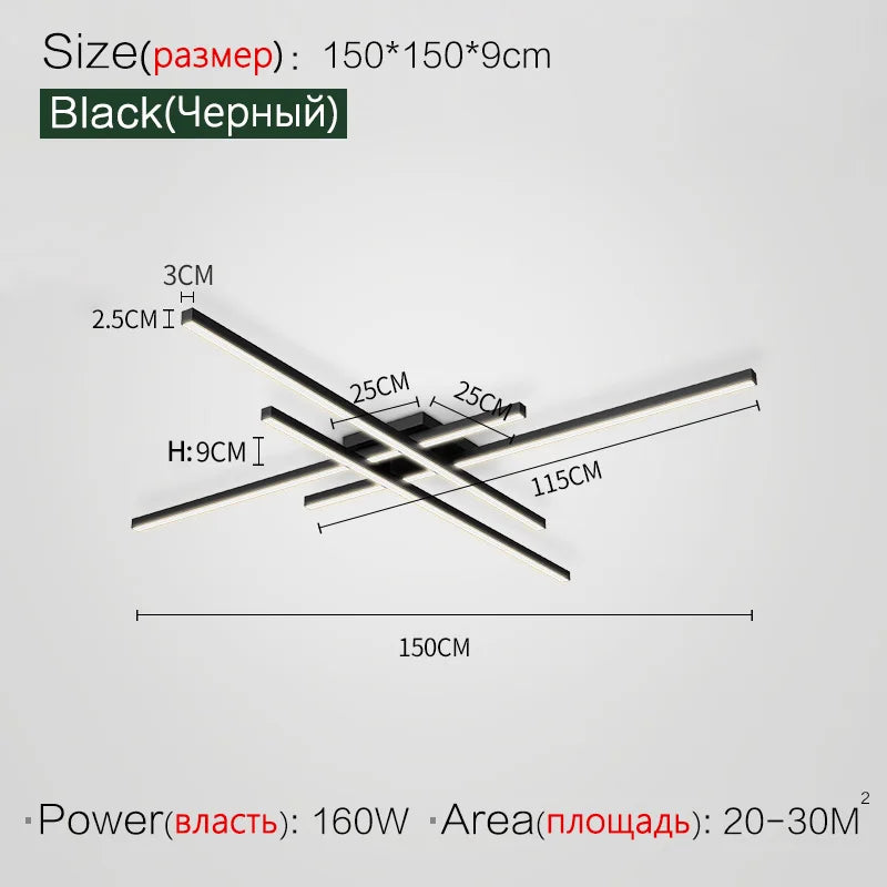 Ceiling light simple modern bedroom and living room atmosphere Nordic lamps minimalist living room lamp room ceiling lights