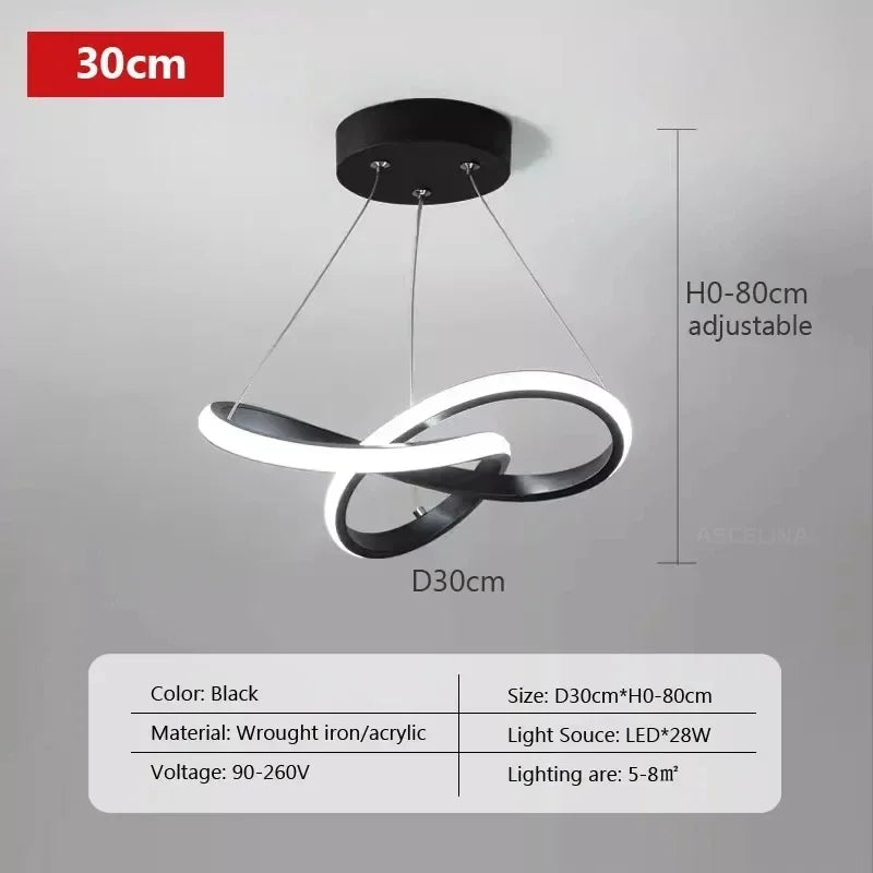 Nordic LED Ceiling Lamp For All Rooms Simple Illumination Light