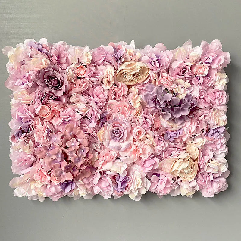 Pink Silk Rose Flower Wall Decoration Backdrop Decor