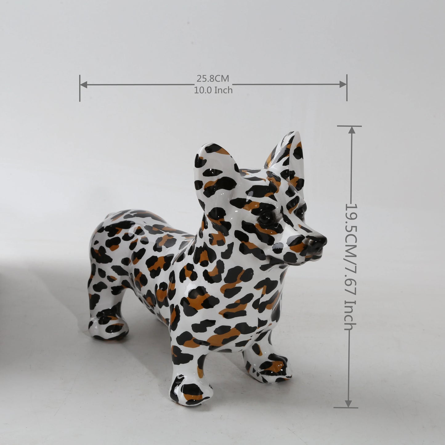 Nordic Art Graffiti Dog Painting Creative Resin Crafts Home Decor for All Rooms