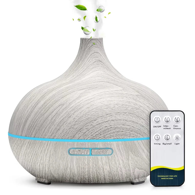 Humidifier Essential Oil Diffuser With Lights Remote Control