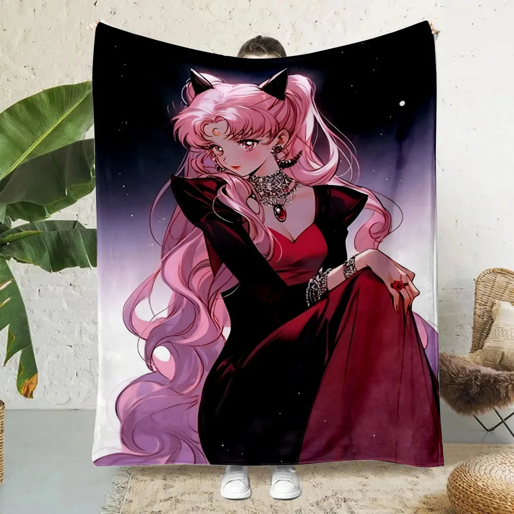Anime Cartoon Printed Blanket Picnic Blankets Warm Blanket Soft and Comfortable Blanket