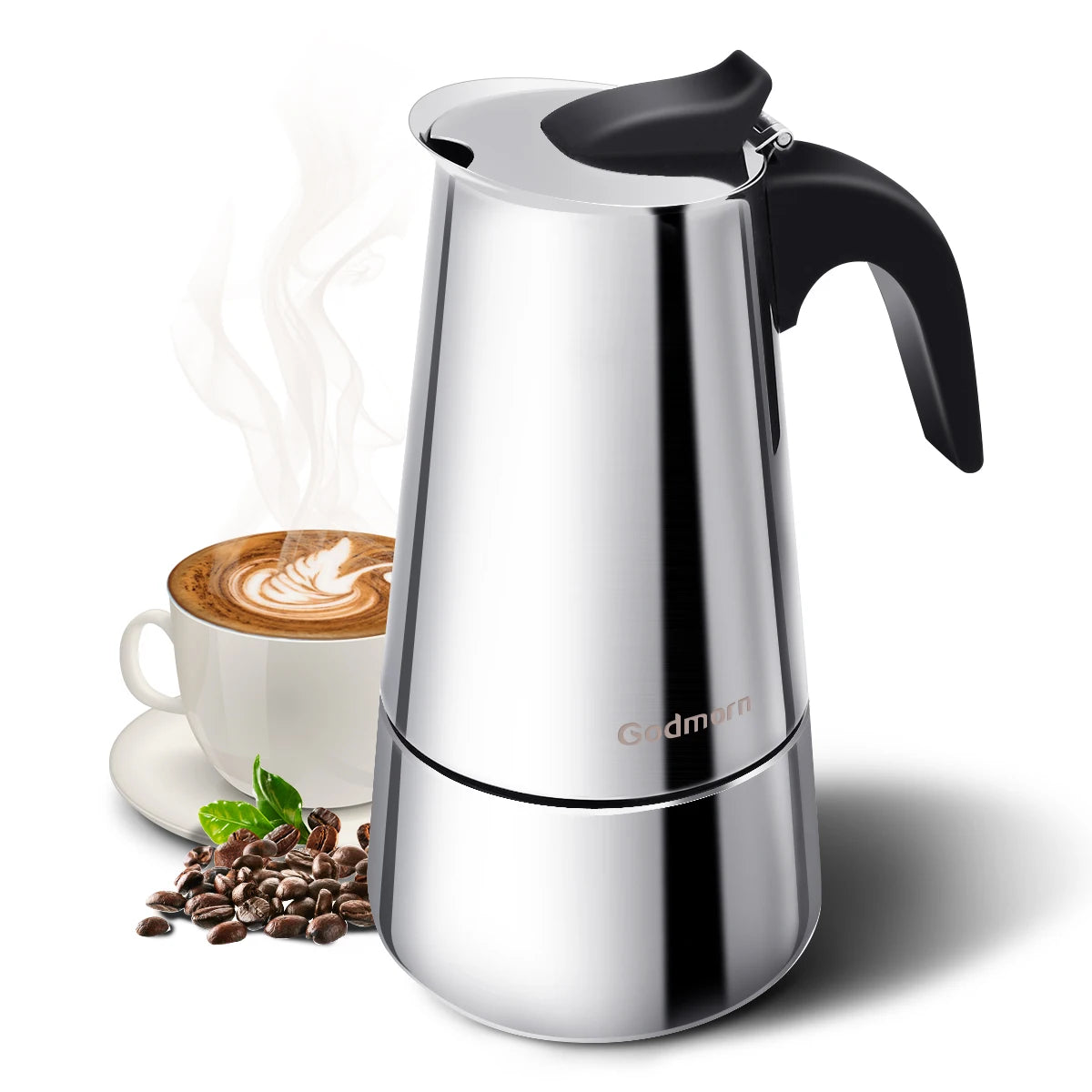 6 Cups Pot Caffe Machine Espresso, Latte, Percolator Stove Top  Coffee Maker