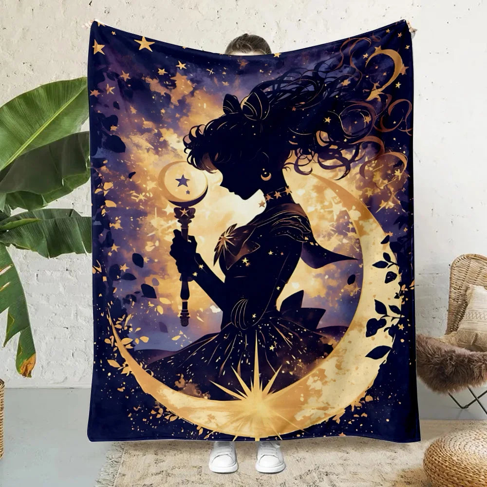 Anime Cartoon Printed Blanket Picnic Blankets Warm Blanket Soft and Comfortable Blanket