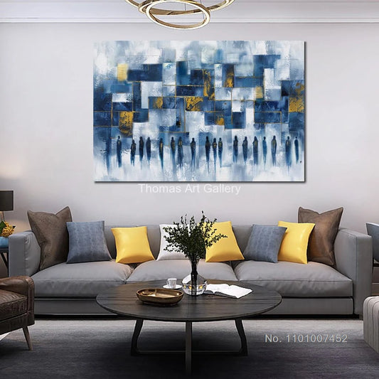 Wall Art Decor Jewish Art Western Blue HD Jerusalem Modern Picture Decor