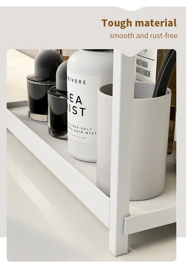 Double desk storage rack  organizer Bathroom shelf