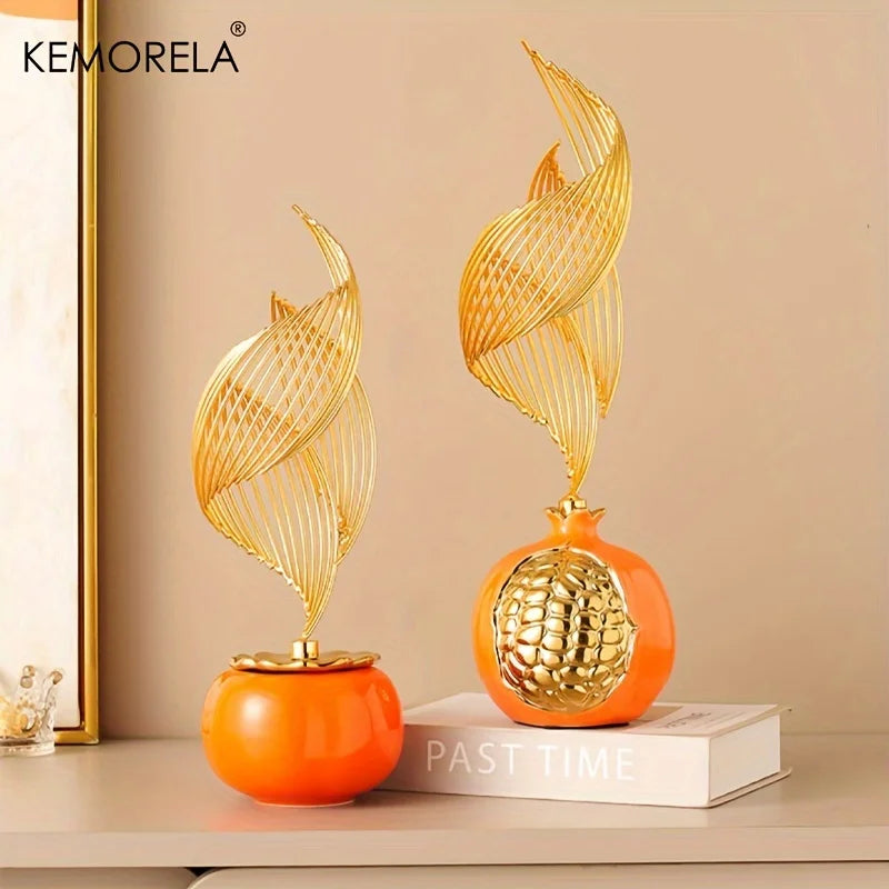Ceramic Statue Nordic Creative Light Luxury Decor Sculptures and Figurines