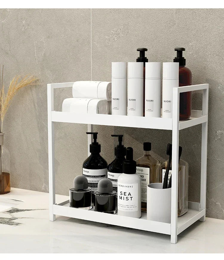 Double desk storage rack  organizer Bathroom shelf