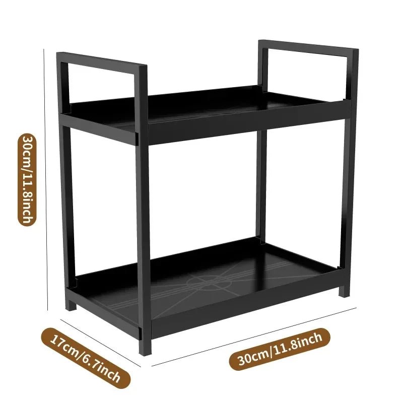 Double desk storage rack  organizer Bathroom shelf