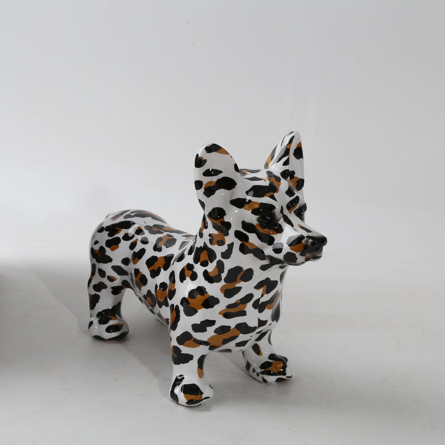 Nordic Art Graffiti Dog Painting Creative Resin Crafts Home Decor for All Rooms