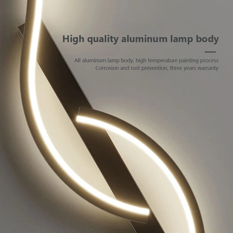 LED Wall Lamp Led Light Long Strip Wall Sconces Beautiful for all Rooms