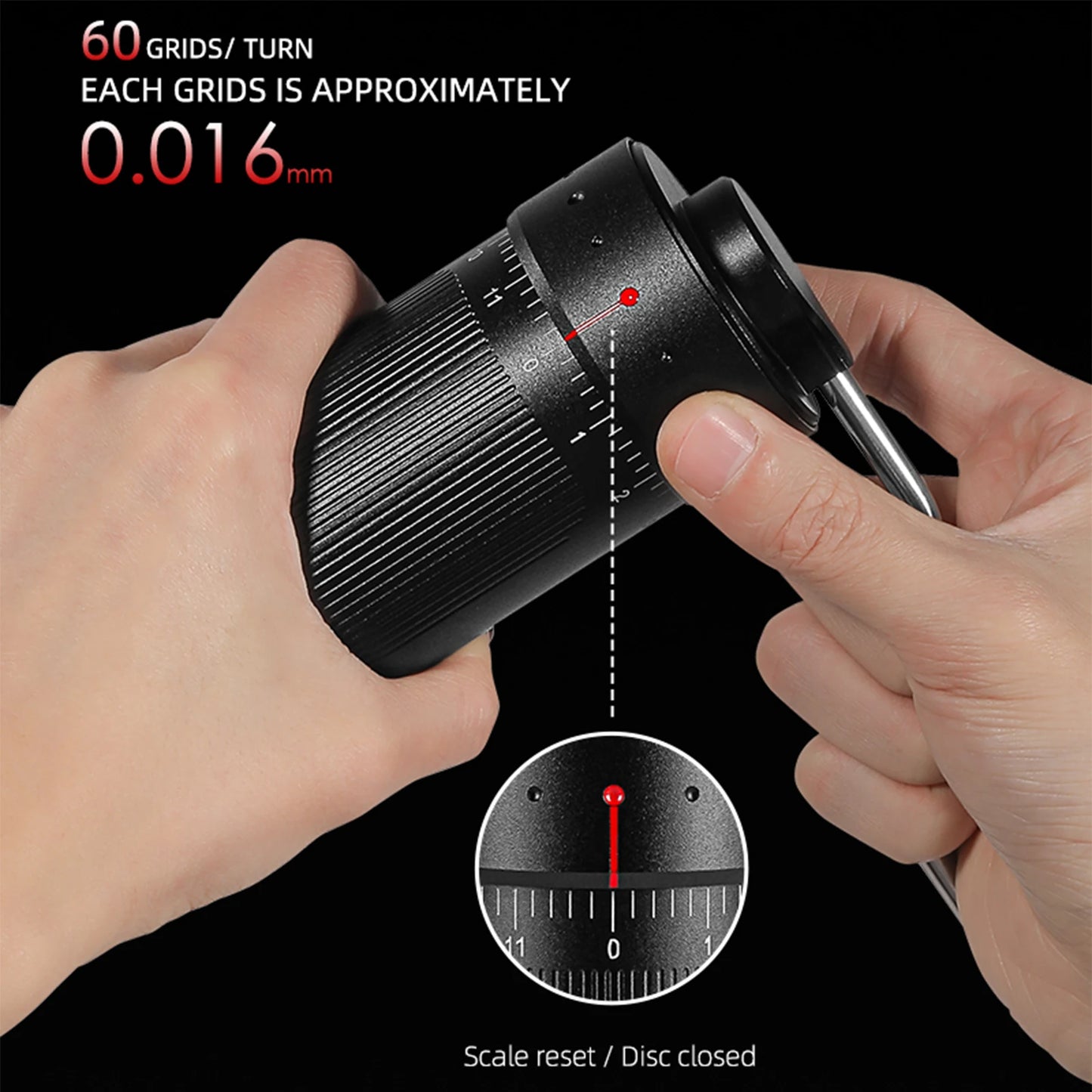 Manual Coffee Grinder for Espresso Pour Over Coffee Stainless Steel Conical Burr Adjustable Setting Barista Tools