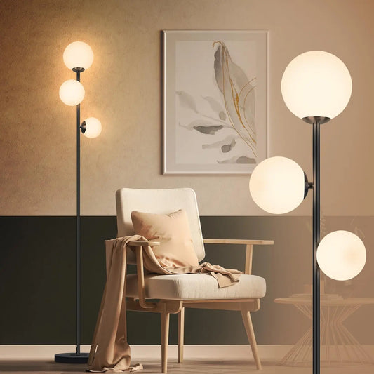 3 Globe Vintage Lamp - 3 Color Options Floor Lamps for Any  Room
