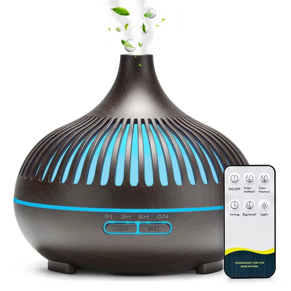 Humidifier Essential Oil Diffuser With Lights Remote Control