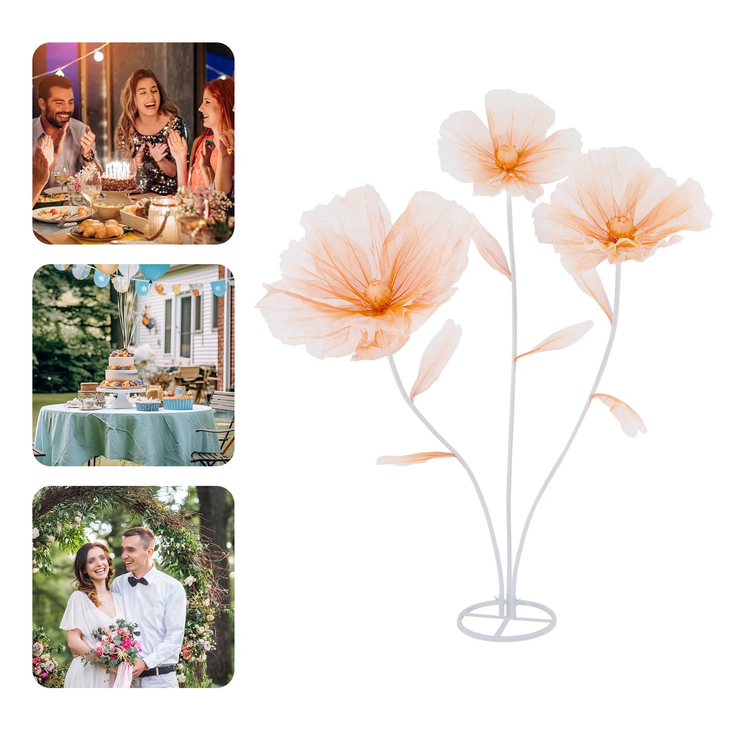 Flowers for all Decor Available in soft red color Elegant and Durable for Stunning Events