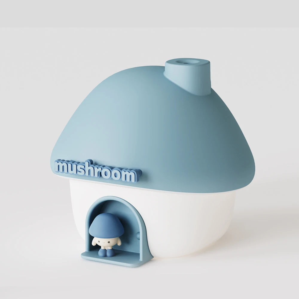Air Humidifier Essential Oil Aroma Diffusers Colorful Lighting Cute Mushroom House
