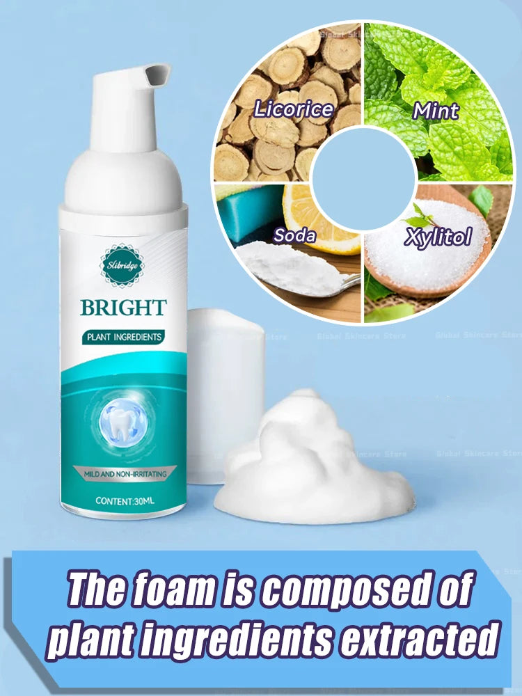 Teeth cleaning care tools, oral foam