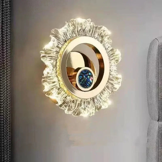 Nordic Modern Wall Lamp Fashion Art Living Room Bedroom Bedside Luxury Villa Staircase Aisle Corridor Light