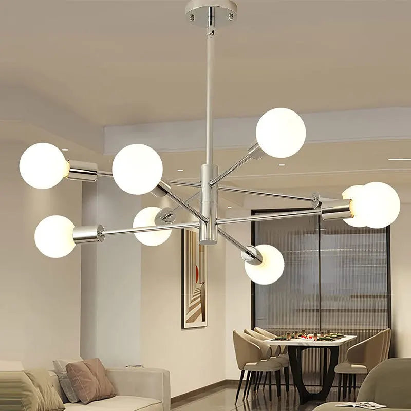 Chandelier Light Modern Dining Room Bedroom Gold/Black Ceiling Lamp