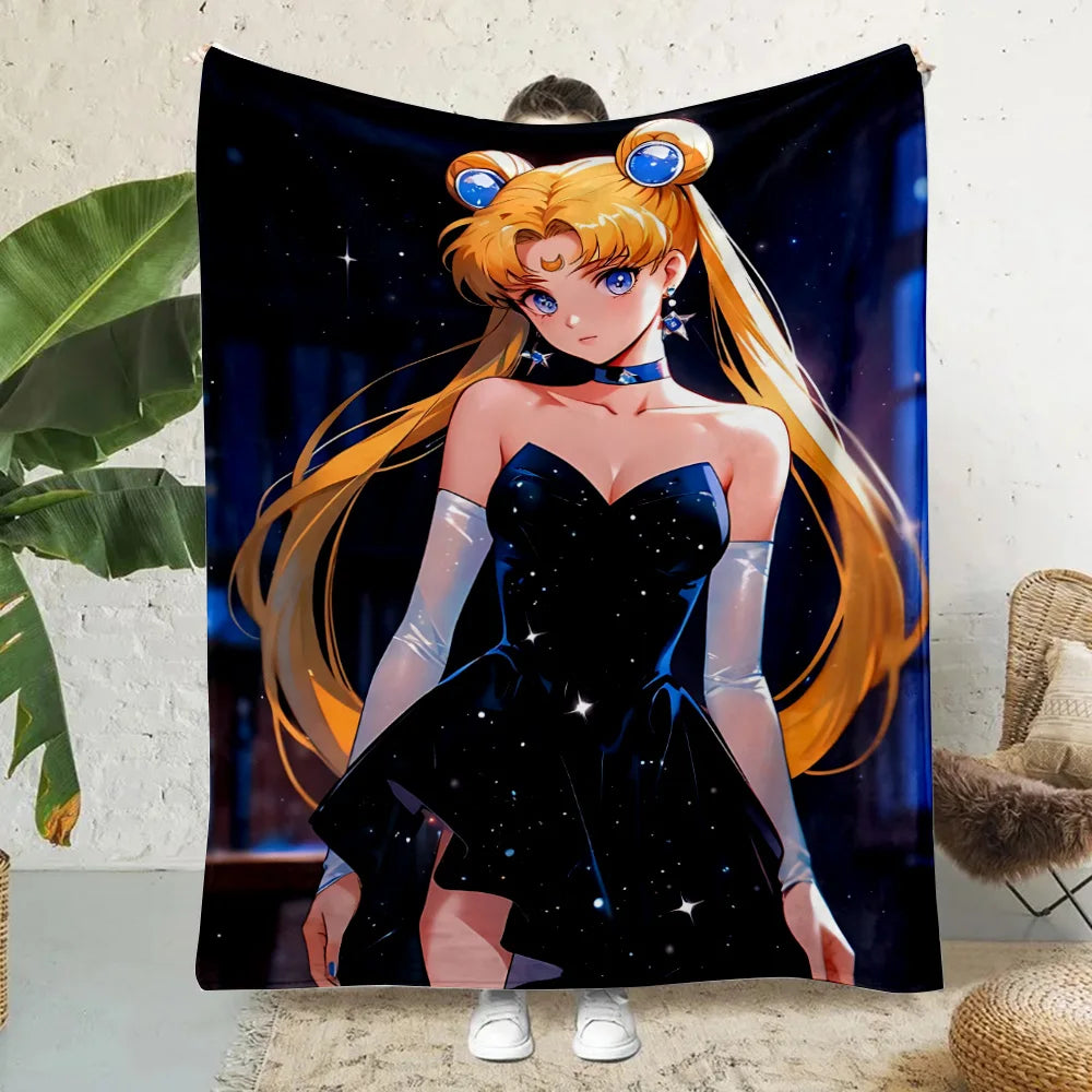Anime Cartoon Printed Blanket Picnic Blankets Warm Blanket Soft and Comfortable Blanket