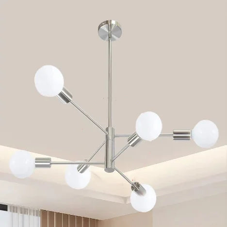 Chandelier Light Modern Dining Room Bedroom Gold/Black Ceiling Lamp