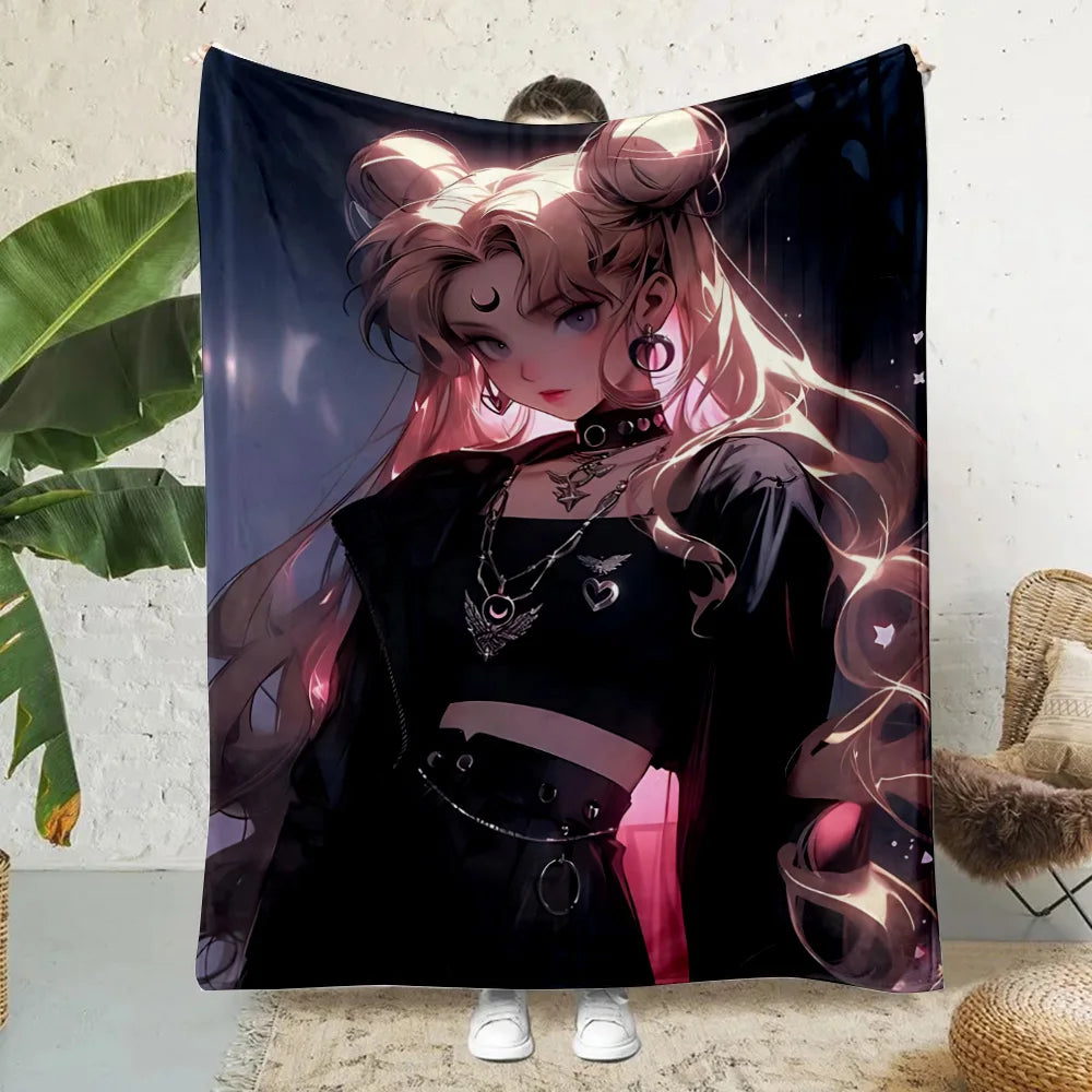 Anime Cartoon Printed Blanket Picnic Blankets Warm Blanket Soft and Comfortable Blanket