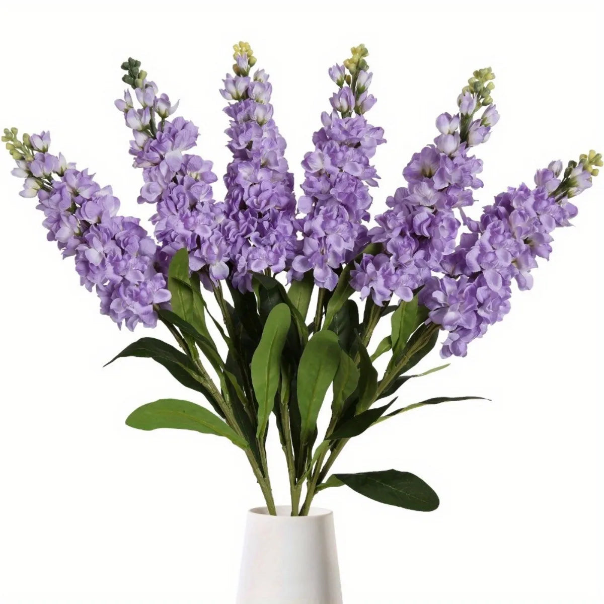 6PCS Flowers Snapdragon Antirrhinum Flowers Larkspur Flower for Table Vase Home Decor