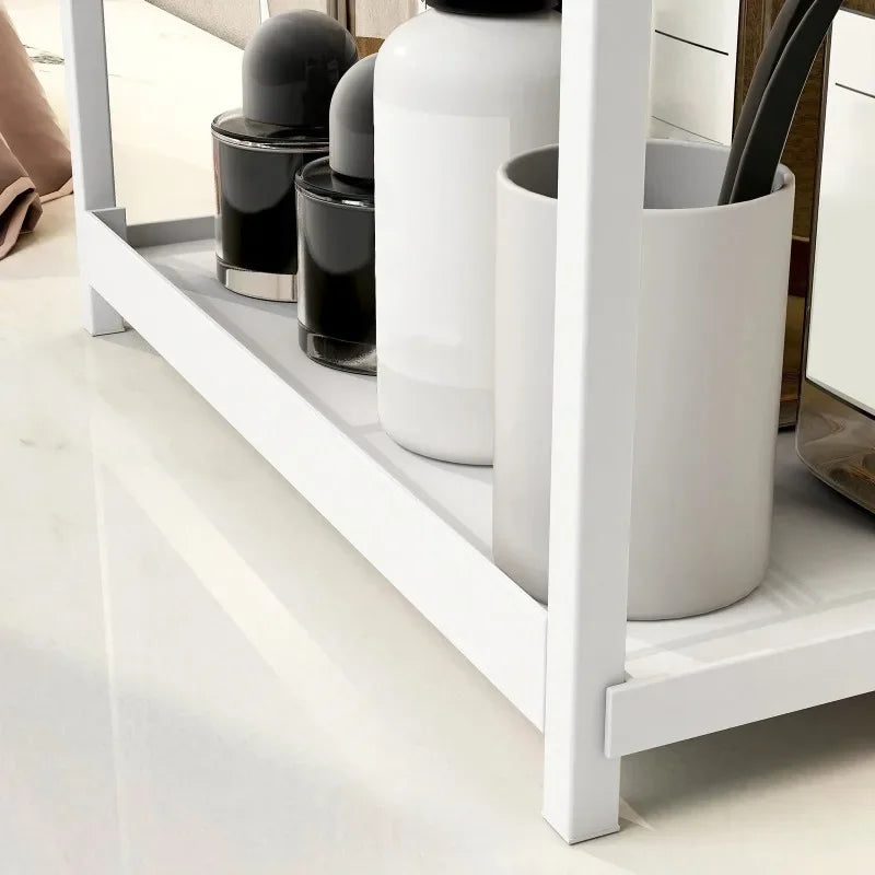 Double desk storage rack  organizer Bathroom shelf