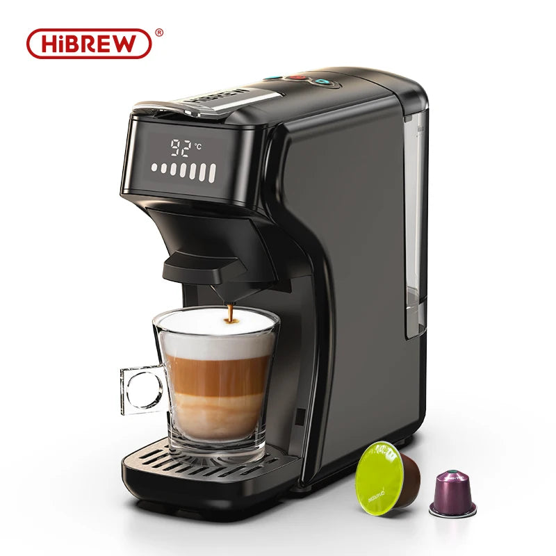 6in1 Capsule Coffee Machine Multiple Espresso Cappuccino Coffee Maker Dolce Gusto Nespresso Powder