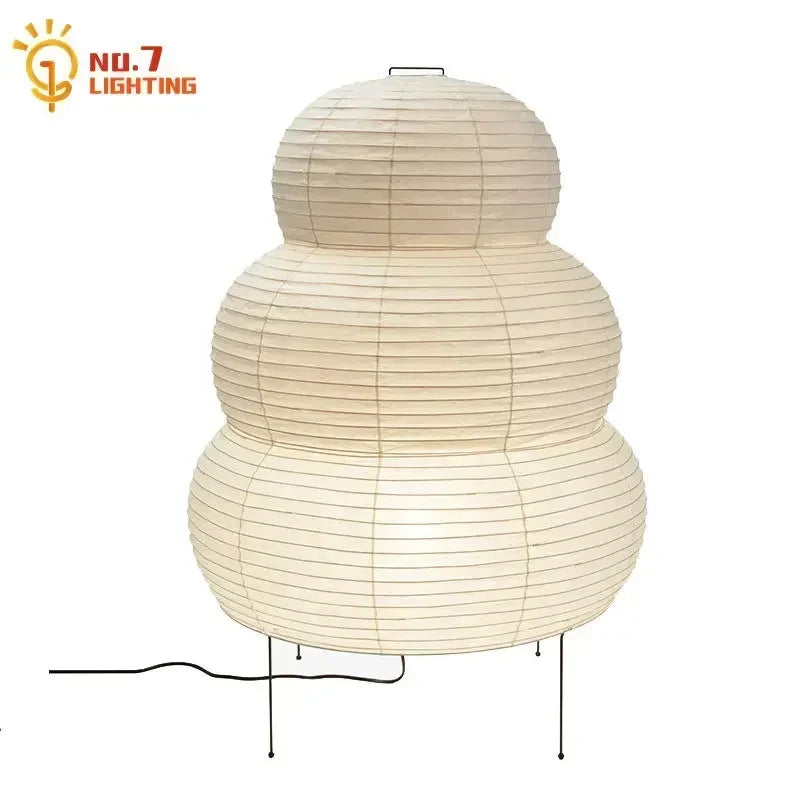 Japanese Yong Rice Paper Floor Lamp LED Decorated Art Stand Lights for all rooms