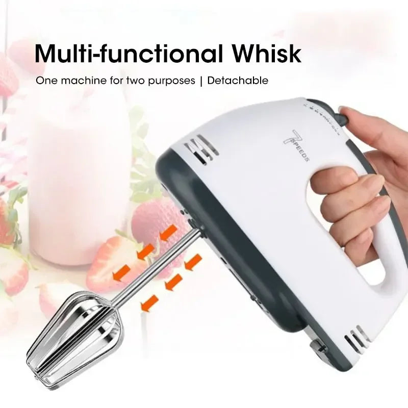 Handheld Electric Beater Automatic Mixer 7-speed Cream Blender