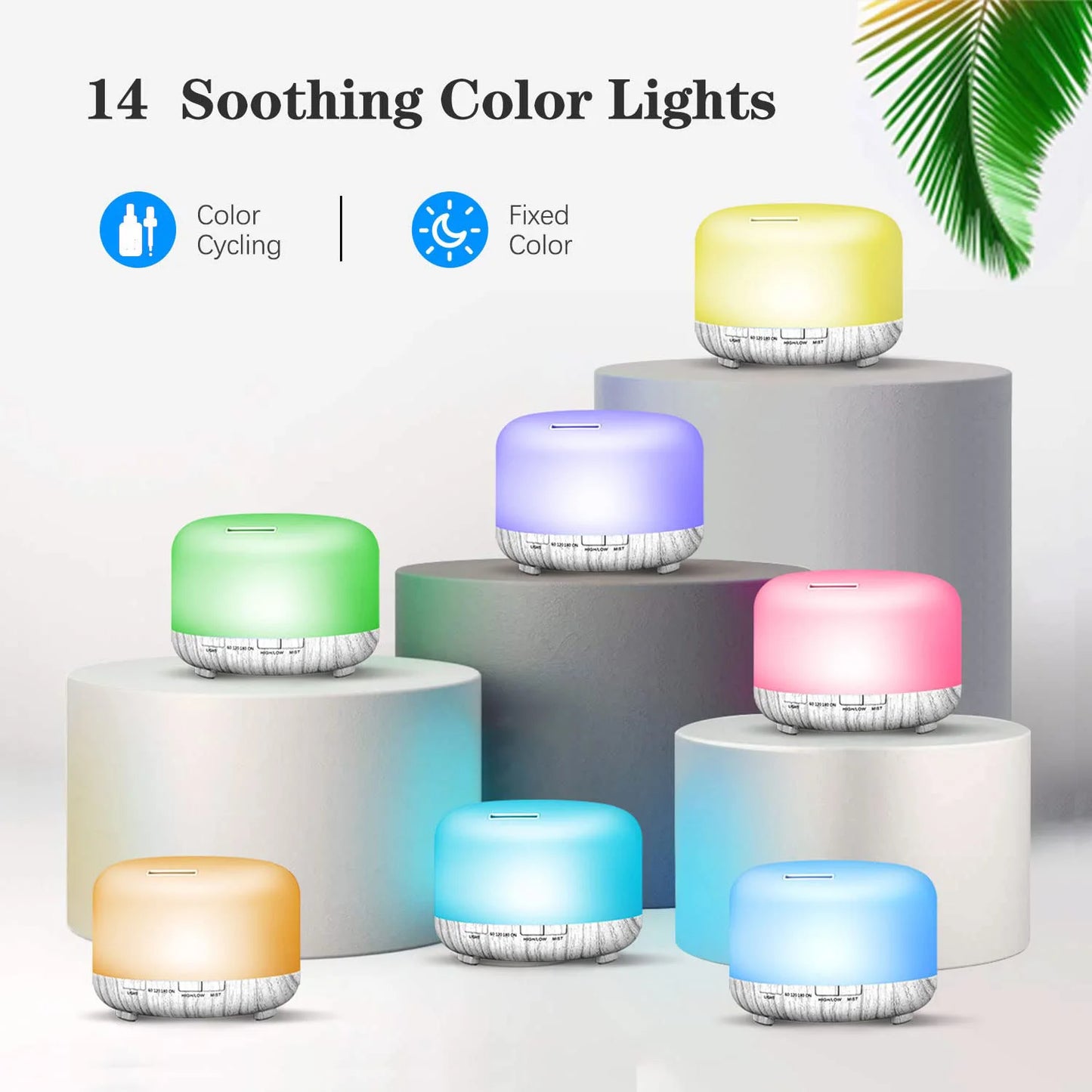Aromatherapy Oil Diffuser, Auto Shut Off (When Water Runs Out) Essential Oil Aroma Diffuser Humidifier