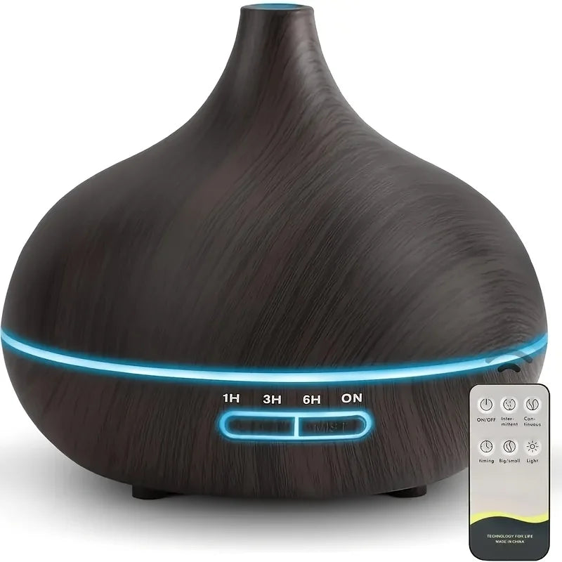 Humidifier Essential Oil Diffuser With Lights Remote Control