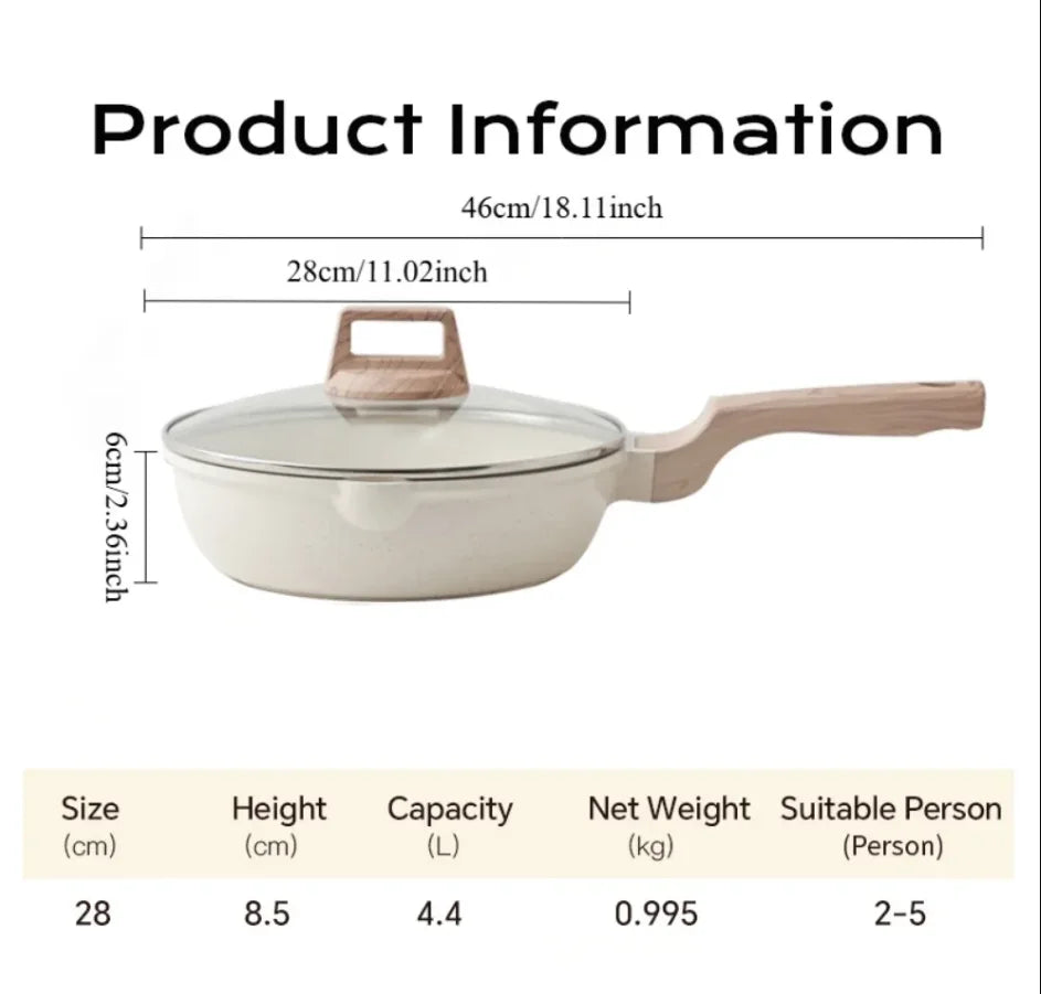 Ceramic Cookware Sets Nonstick 16 pcs Induction Cookware with Frying Pans Set