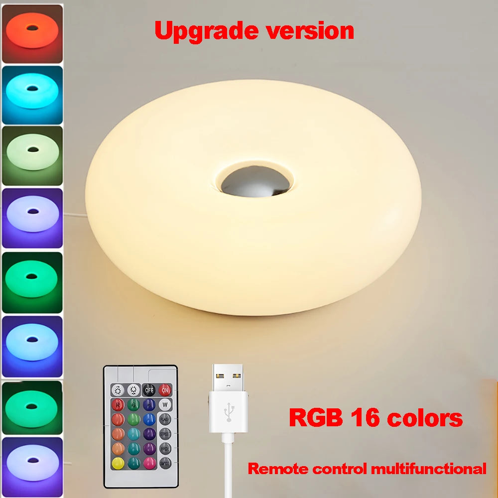 table lamp USB plug lamp for all rooms donut ambient light