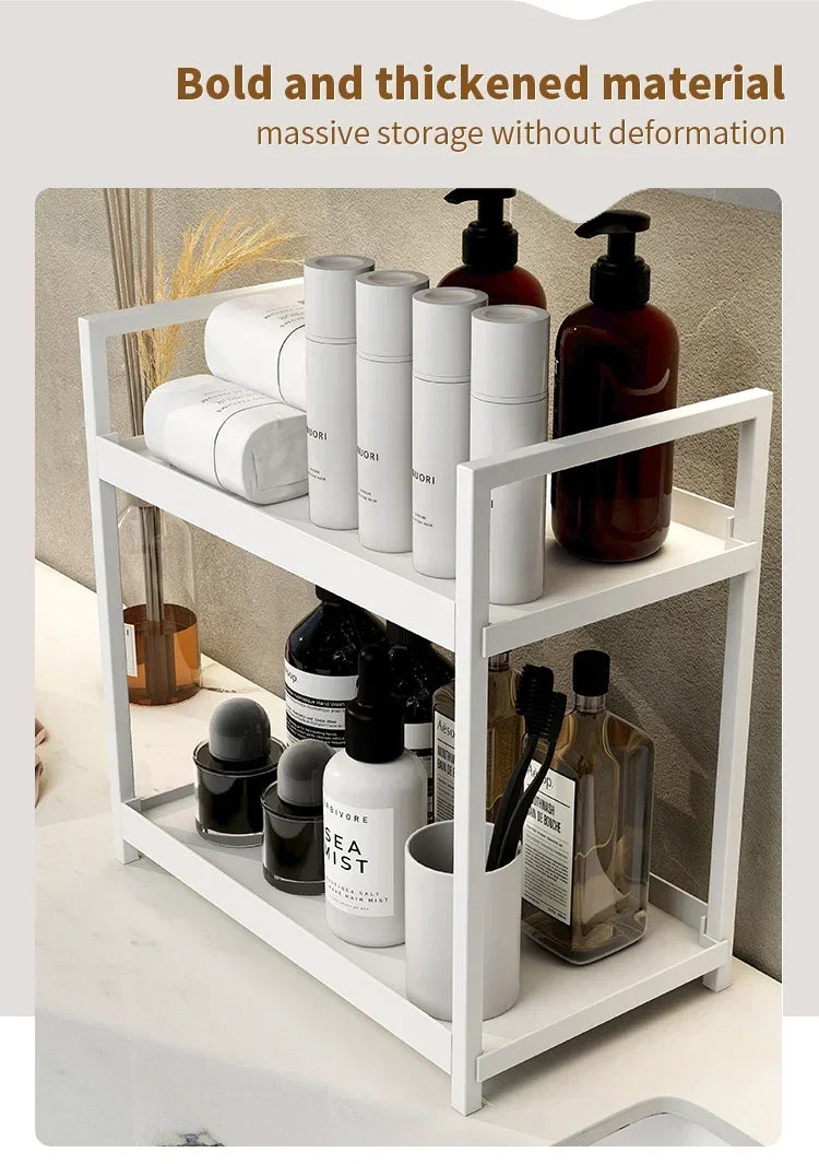 Double desk storage rack  organizer Bathroom shelf