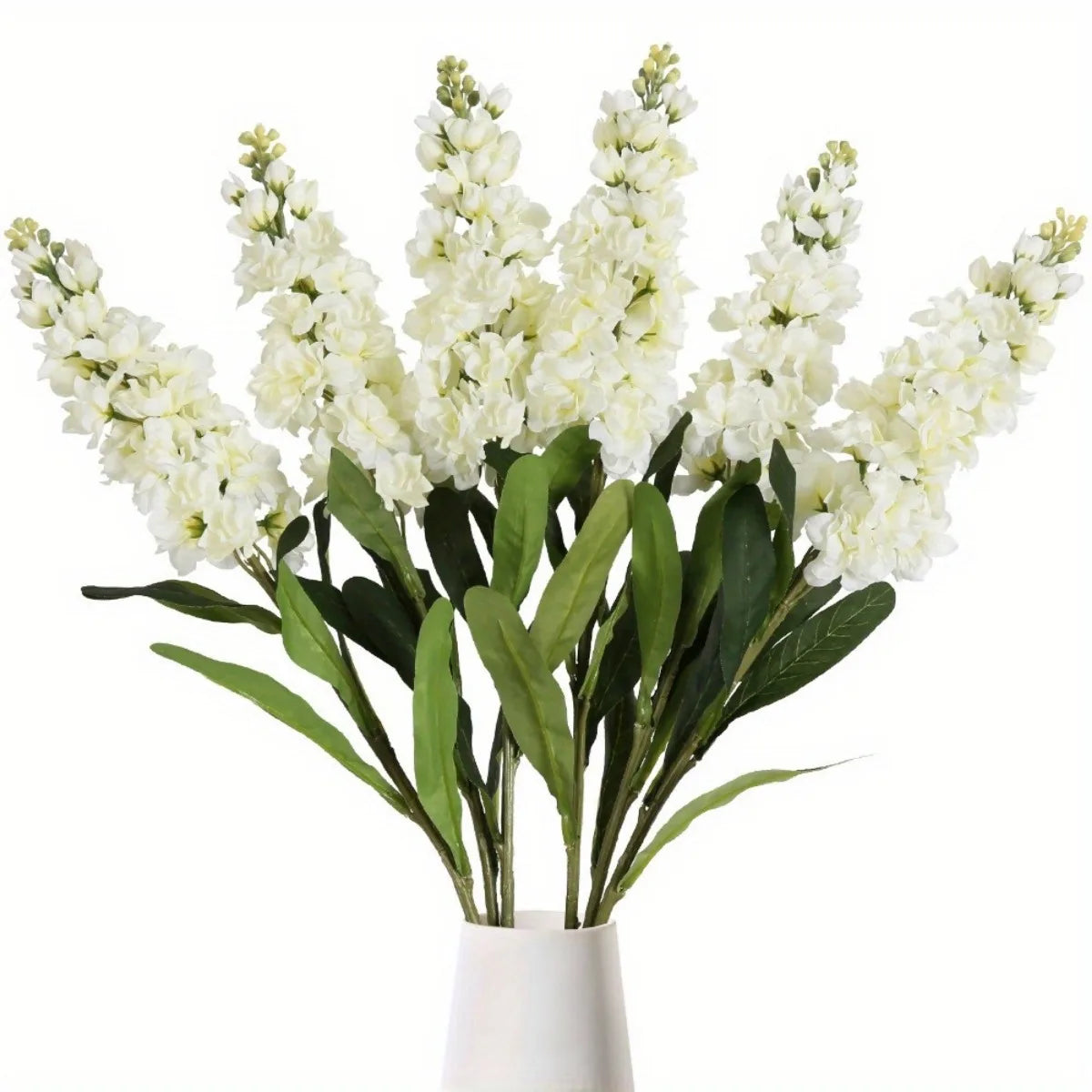6PCS Flowers Snapdragon Antirrhinum Flowers Larkspur Flower for Table Vase Home Decor