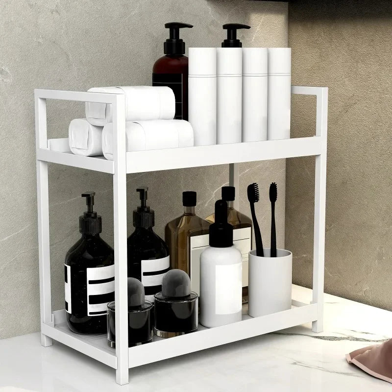 Double desk storage rack  organizer Bathroom shelf