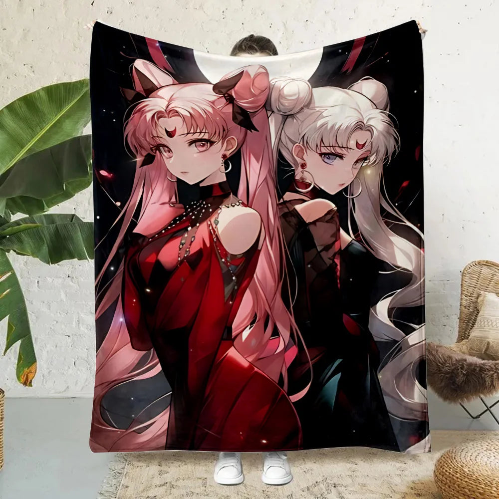 Anime Cartoon Printed Blanket Picnic Blankets Warm Blanket Soft and Comfortable Blanket