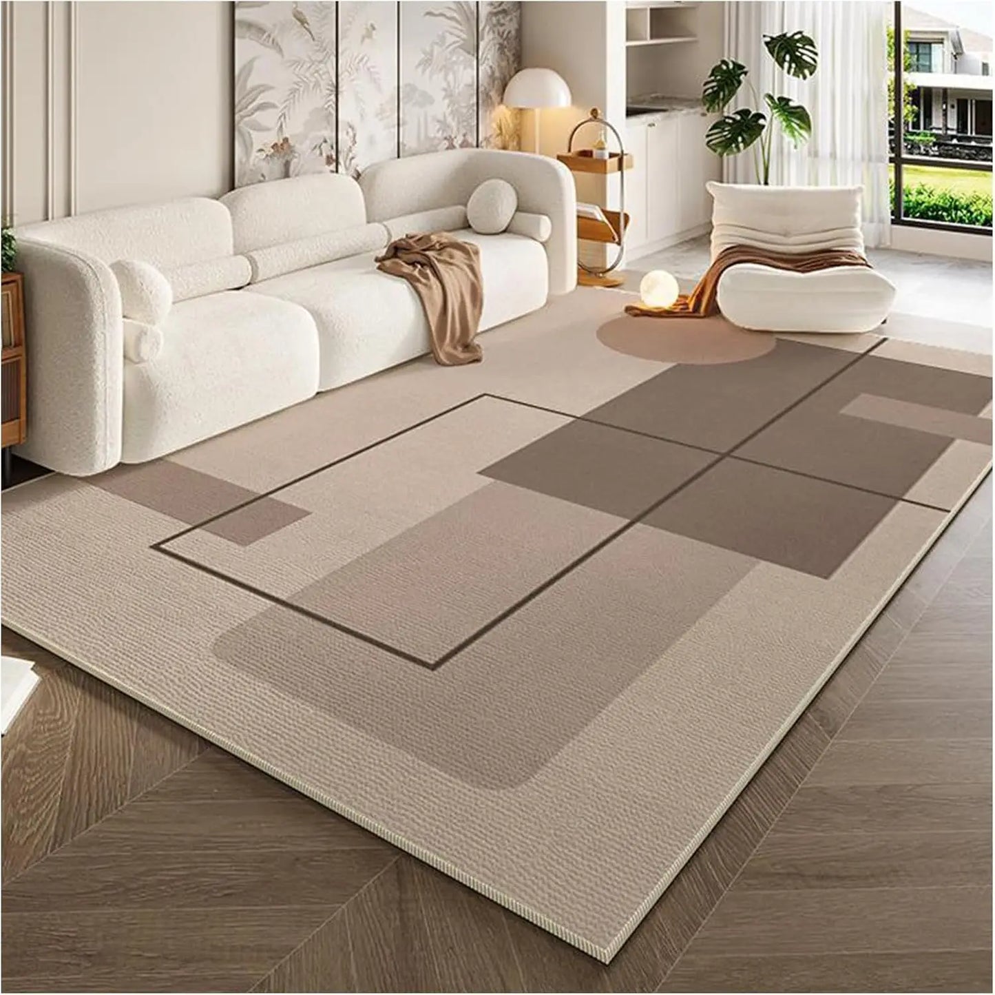 Crystal Velvet Carpet Home Living Room Coffee Table Mat Room Study Cloakroom Floor Mat