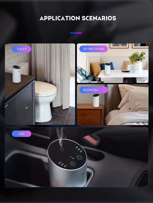 Fragrance Machine Diffuser Electric Scent Nebulizer Air Fresheners Diffuser Essential Oils Vaporizer