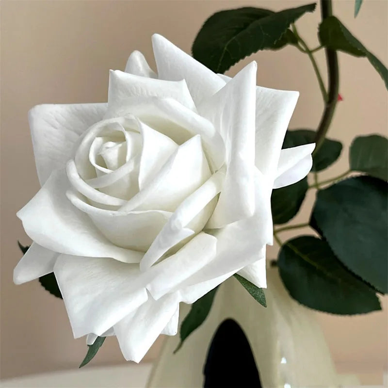 4Pcs Moisturizing Rose Flower Real Touch Flowers Rose Bouquet Party Home Decor