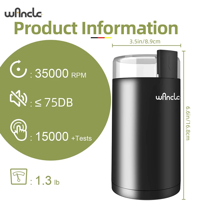 High-Power Coffee Grinder Multifunctional Coffee Bean
