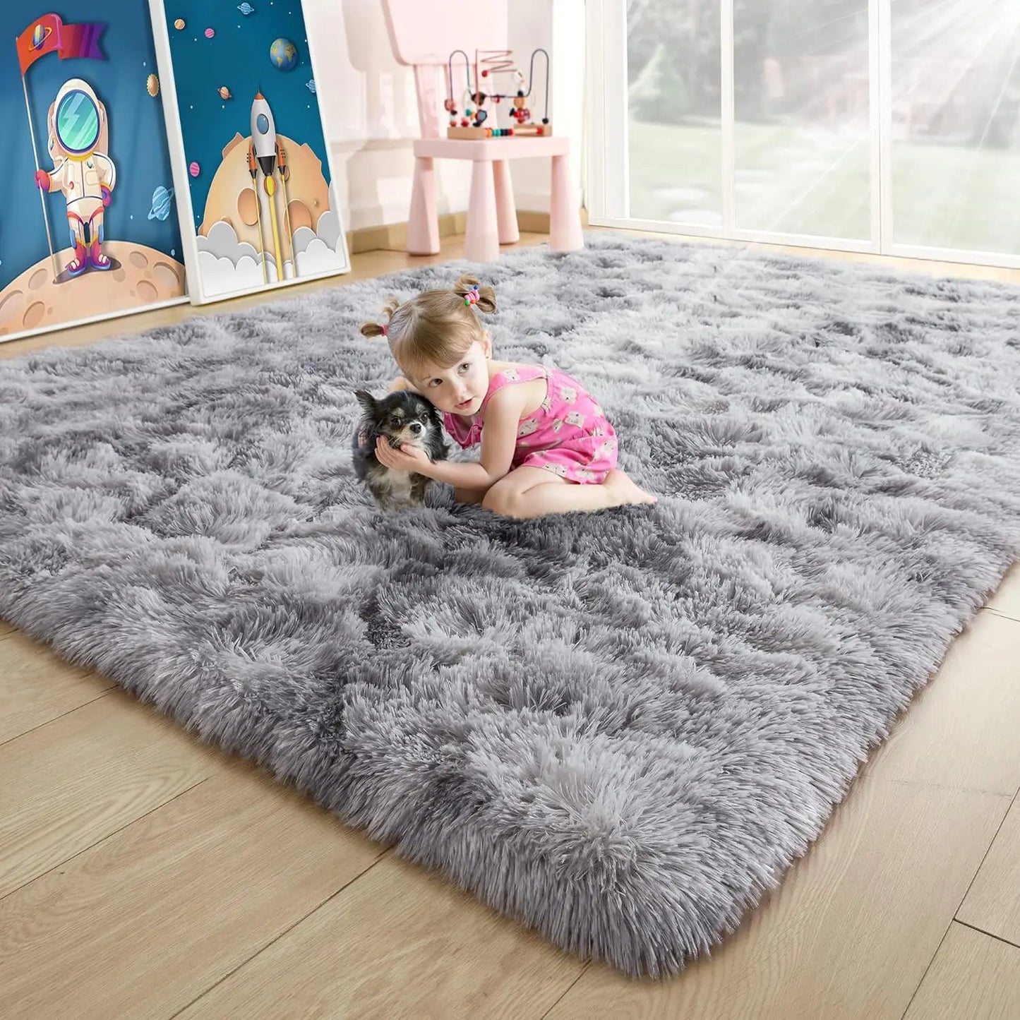 Fluffy Rugs Fuzzy Area Rugs for Room all rooms Soft Carpet Non Slip Rugs for Hardwood Floors Room Decor